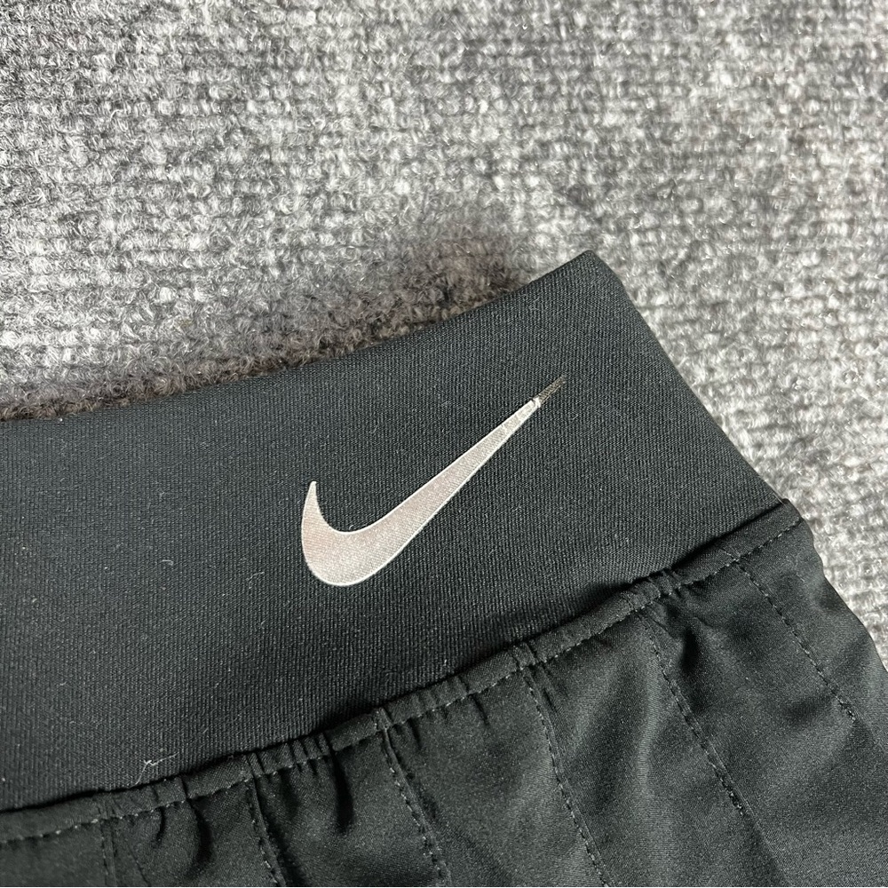 Nike Court Victory Tennis Skirt Womens XS Black Skort Pleated Inner Shorts - Picture 2 of 7